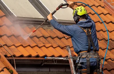 Démoussage et hydrofuge de toiture à Longages